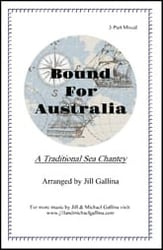 Bound for Australia! Digital File choral sheet music cover